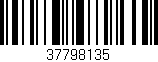Código de barras (EAN, GTIN, SKU, ISBN): '37798135'