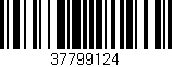 Código de barras (EAN, GTIN, SKU, ISBN): '37799124'