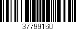 Código de barras (EAN, GTIN, SKU, ISBN): '37799160'