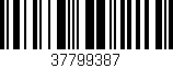 Código de barras (EAN, GTIN, SKU, ISBN): '37799387'