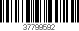 Código de barras (EAN, GTIN, SKU, ISBN): '37799592'