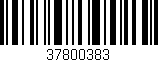 Código de barras (EAN, GTIN, SKU, ISBN): '37800383'