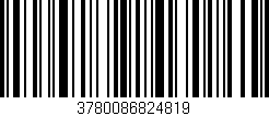 Código de barras (EAN, GTIN, SKU, ISBN): '3780086824819'