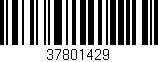 Código de barras (EAN, GTIN, SKU, ISBN): '37801429'
