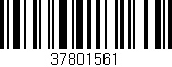 Código de barras (EAN, GTIN, SKU, ISBN): '37801561'