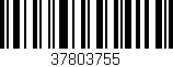Código de barras (EAN, GTIN, SKU, ISBN): '37803755'