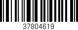 Código de barras (EAN, GTIN, SKU, ISBN): '37804619'
