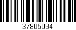 Código de barras (EAN, GTIN, SKU, ISBN): '37805094'