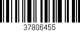 Código de barras (EAN, GTIN, SKU, ISBN): '37806455'