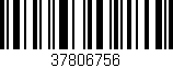 Código de barras (EAN, GTIN, SKU, ISBN): '37806756'