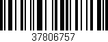Código de barras (EAN, GTIN, SKU, ISBN): '37806757'