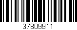 Código de barras (EAN, GTIN, SKU, ISBN): '37809911'