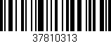 Código de barras (EAN, GTIN, SKU, ISBN): '37810313'