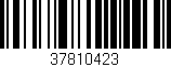 Código de barras (EAN, GTIN, SKU, ISBN): '37810423'