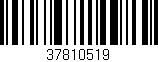 Código de barras (EAN, GTIN, SKU, ISBN): '37810519'