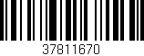 Código de barras (EAN, GTIN, SKU, ISBN): '37811670'