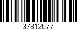 Código de barras (EAN, GTIN, SKU, ISBN): '37812677'