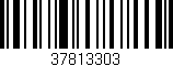 Código de barras (EAN, GTIN, SKU, ISBN): '37813303'