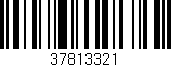 Código de barras (EAN, GTIN, SKU, ISBN): '37813321'