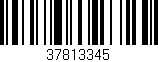 Código de barras (EAN, GTIN, SKU, ISBN): '37813345'
