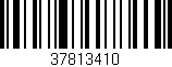 Código de barras (EAN, GTIN, SKU, ISBN): '37813410'