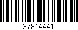 Código de barras (EAN, GTIN, SKU, ISBN): '37814441'