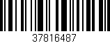 Código de barras (EAN, GTIN, SKU, ISBN): '37816487'