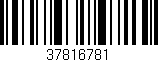 Código de barras (EAN, GTIN, SKU, ISBN): '37816781'