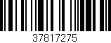 Código de barras (EAN, GTIN, SKU, ISBN): '37817275'