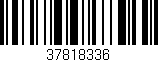 Código de barras (EAN, GTIN, SKU, ISBN): '37818336'