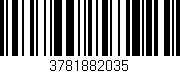 Código de barras (EAN, GTIN, SKU, ISBN): '3781882035'