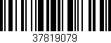 Código de barras (EAN, GTIN, SKU, ISBN): '37819079'