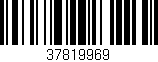 Código de barras (EAN, GTIN, SKU, ISBN): '37819969'