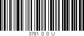 Código de barras (EAN, GTIN, SKU, ISBN): '3781_0_0_U'