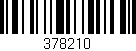 Código de barras (EAN, GTIN, SKU, ISBN): '378210'