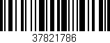 Código de barras (EAN, GTIN, SKU, ISBN): '37821786'