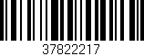 Código de barras (EAN, GTIN, SKU, ISBN): '37822217'