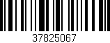 Código de barras (EAN, GTIN, SKU, ISBN): '37825067'