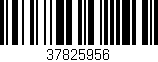 Código de barras (EAN, GTIN, SKU, ISBN): '37825956'