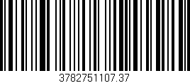 Código de barras (EAN, GTIN, SKU, ISBN): '3782751107.37'