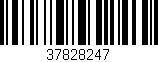 Código de barras (EAN, GTIN, SKU, ISBN): '37828247'