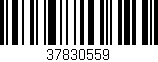 Código de barras (EAN, GTIN, SKU, ISBN): '37830559'