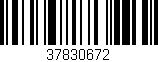 Código de barras (EAN, GTIN, SKU, ISBN): '37830672'