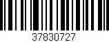 Código de barras (EAN, GTIN, SKU, ISBN): '37830727'