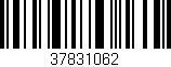 Código de barras (EAN, GTIN, SKU, ISBN): '37831062'