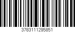 Código de barras (EAN, GTIN, SKU, ISBN): '3783111295851'