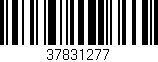 Código de barras (EAN, GTIN, SKU, ISBN): '37831277'