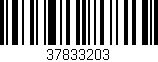 Código de barras (EAN, GTIN, SKU, ISBN): '37833203'