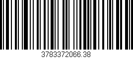 Código de barras (EAN, GTIN, SKU, ISBN): '3783372066.38'