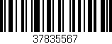 Código de barras (EAN, GTIN, SKU, ISBN): '37835567'